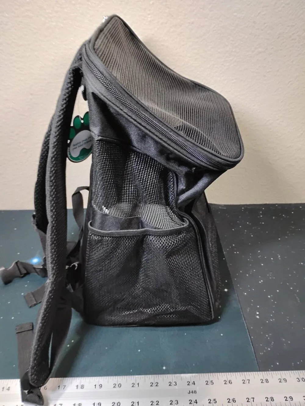 PetAmi Pet Carrier Backpack Black For Small Dogs Cats Travel Hiking Comfort